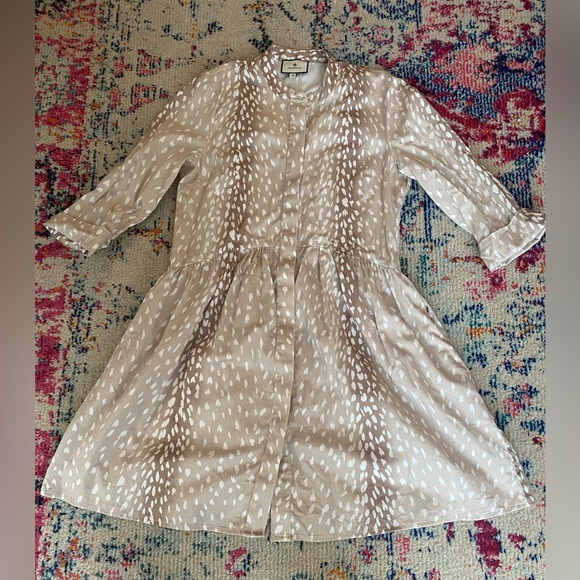 Tuckernuck Royal Shirt Dress in Antelope size XS (fits a 4/6) - Picture 2 of 6
